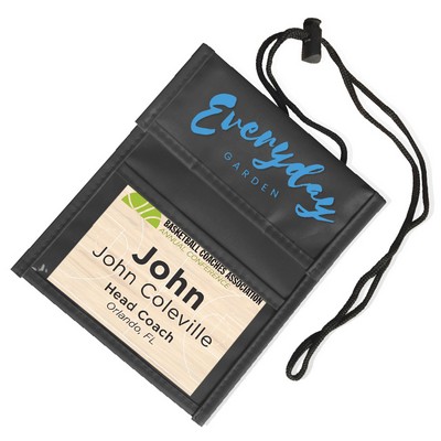 Multi Pocket Neck Wallet w/Flap Pocket